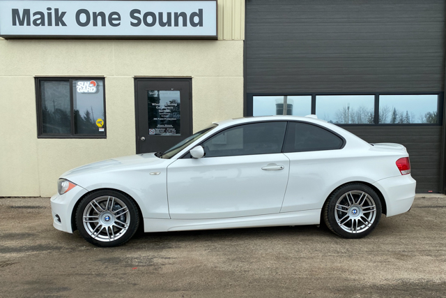 2018 BMW 135ci with professional window tint in North Bay